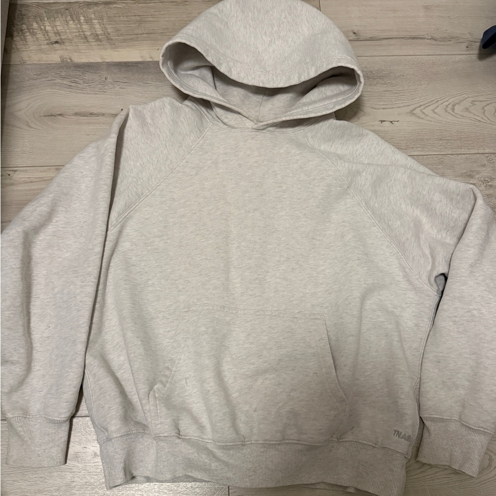 TNA mega hoodie | light gray